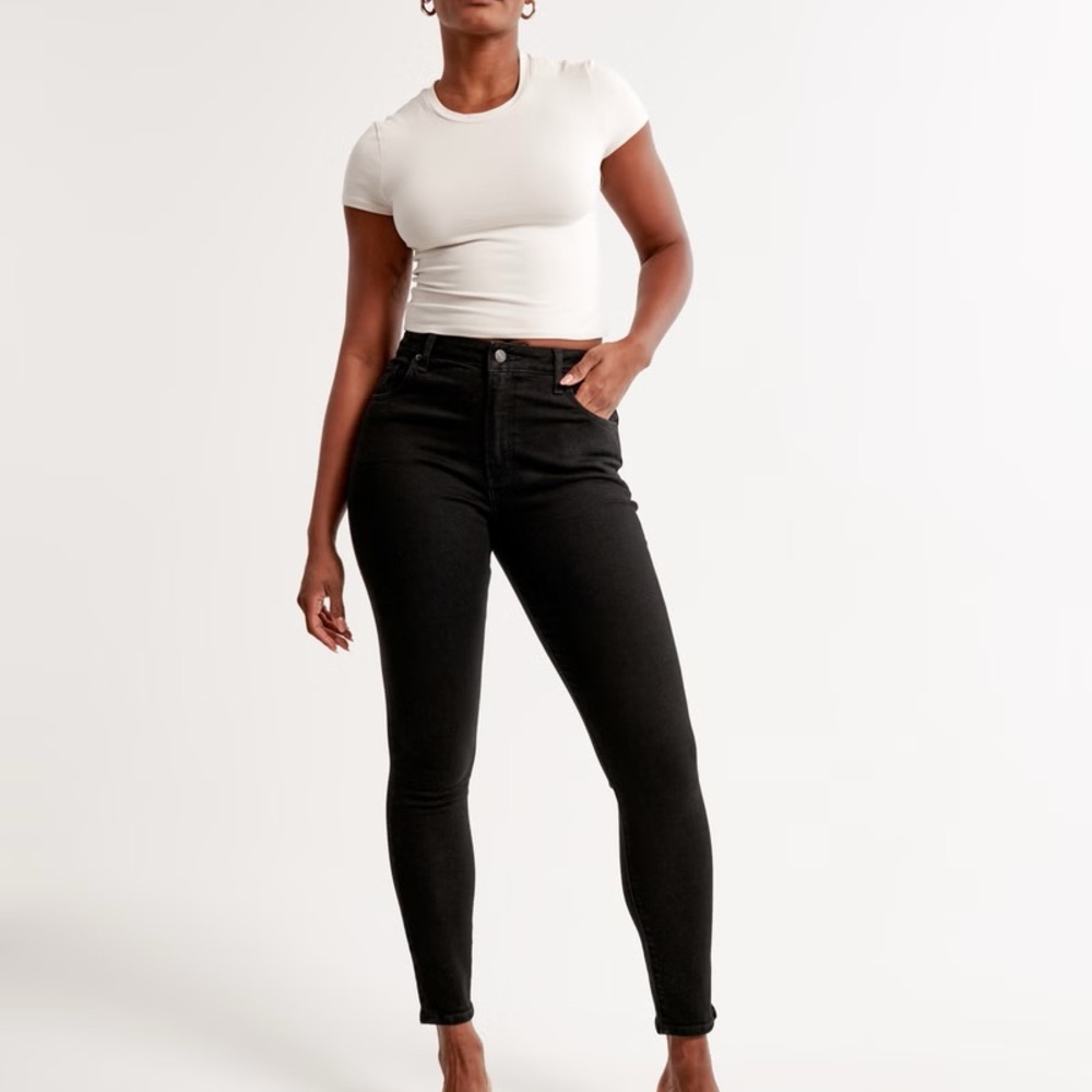 Abercrombie high rise denim